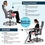 La-Z-Boy Caelan Ergonomic Faux Leather Swivel Task Chair, Gray (52705-GRY)~#|#~ADC26714-4641-48BB-822828946D05BED4_sc7