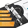 Davis Group 1 1/2" 3-Ring Standard, Black, 6/Pack (88021-06)~#|#~ADC5B82E-35AF-4377-AB76B04DA2DFB5B3_sc7