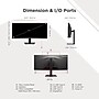 ViewSonic 34" Curved UWQHD 120Hz Monitor, Built-In Speaker, Universal Docking Station, Adjustable, HDR10, Black (VG3420C)~#|#~ADC5DA79-972E-41F1-A750F151498678E6_sc7