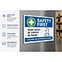 Azar 17" x 11" Magnetic Sign Holder, Horizontal, Wall Mounted, Clear, Acrylic, 10/Pack (129937)~#|#~ADC5FA14-968A-4DD7-B32AFB39082BEC20_sc7