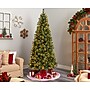 Nearly Natural 8-ft Wisconsin Slim Snow Tip Pine Artificial Christmas Tree with 600 Clear LED Lights (T3050)~#|#~ADC6413A-3E49-432A-A53EC12E97A13F7E_sc7