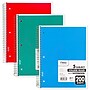 Mead 5-Subject Notebook, 8.5" x 11", College Ruled, 200 Sheets, Assorted Colors (06780)~#|#~ADC8F405-3A00-4693-9685E42FA9F165D5_sc7