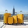 InUSA Pilot 4-Piece Hardside Spinner Luggage Set, TSA Checkpoint Friendly, Mustard (IUPILSMLXL-MUS)~#|#~ADCA98C3-7CEE-418A-A8A3E8BFBF19B487_sc7