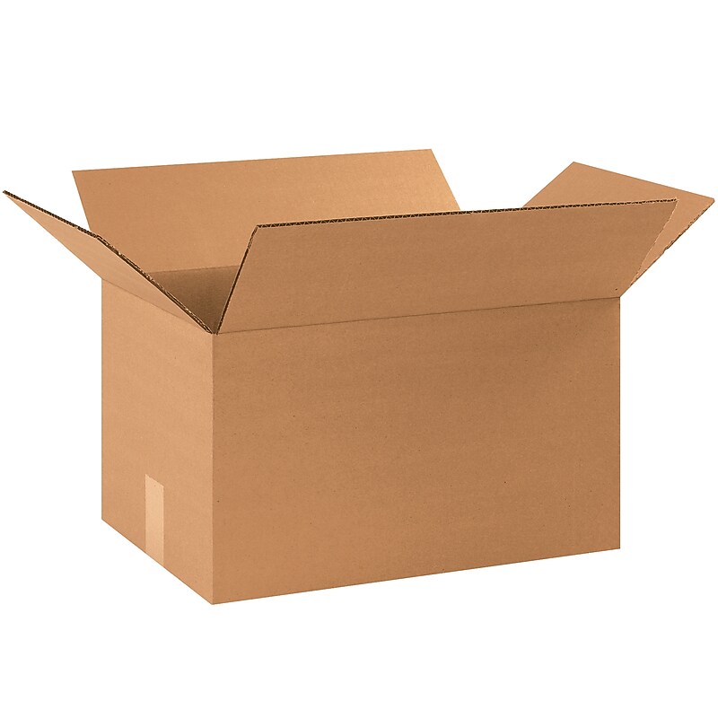 17.25" x 11.25" x 10" Shipping Boxes, 32 ECT, Brown, 25/Bundle (171110) image 1
