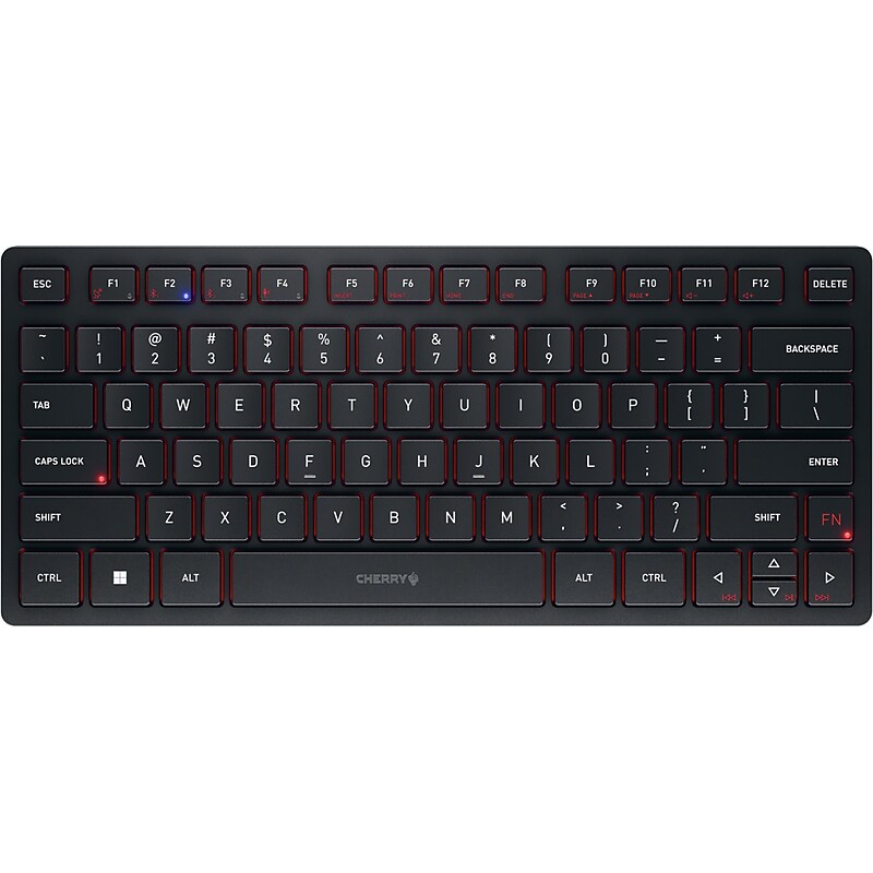 Cherry KW 9200 Mini Wireless Keyboard, Black (JK-9250US-2) image 1