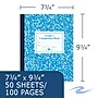 Roaring Spring Paper Products Composition Notebooks, 7.75" x 9.75", Wide Ruled, 50 Sheets, Blue (ROA77921)~#|#~ADD08CFF-B0F8-4FFB-AC5122CE3FD0375B_sc7