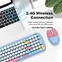 SaharaCase Wireless Ergonomic Keyboard and Laser Mouse Combo, Blue (KB17)~#|#~ADD389D8-879B-4659-971F054AB48AC89D_sc7