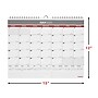 2025-2026 Staples 15" x 12" Academic Monthly Calendar, Gray/Red (ST62816-25)~#|#~ADD4094B-DA6A-4EE0-BDAFA07F75451D1B_sc7
