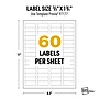 Avery UltraDuty Laser Rectangle Multipurpose Labels, 2/3" x 1-3/4", White, 6000 Labels/Box ( 97177)~#|#~ADD83F1B-99F2-4774-8D834D946CD59CB3_sc7