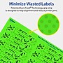 Avery Laser/Inkjet Multipurpose Rectangle Labels, 0.75" x 3.5", Neon Green, 200/Pack (94217)~#|#~ADD86DD0-85DB-47D2-B2201906EA4B8176_sc7