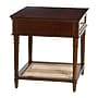 Storied Home Maxwelton Solid Wood End Table, Dark Chestnut (EC1067)~#|#~ADD88414-726B-430B-83D33ECCABF6F295_sc7