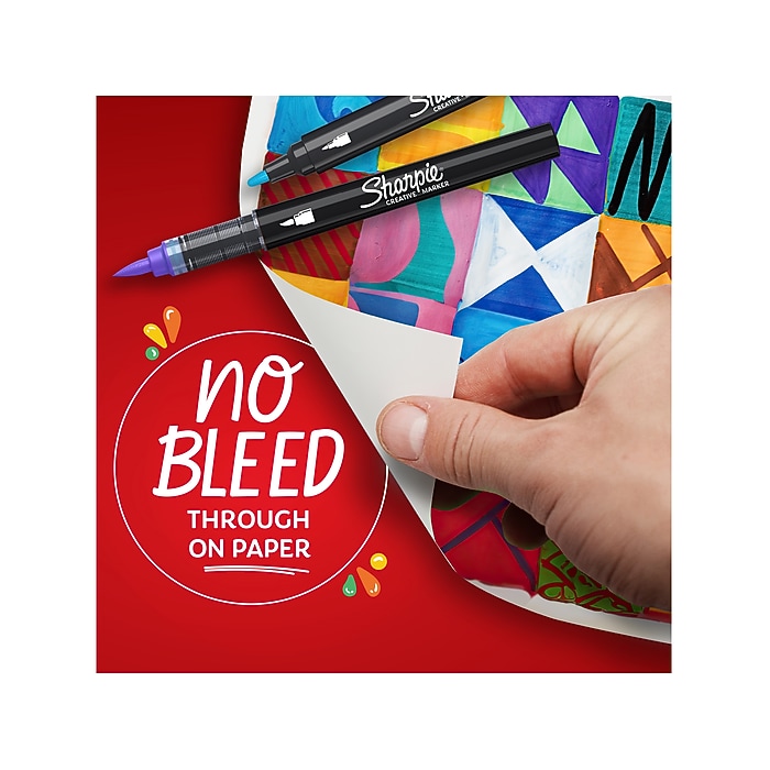 Sharpie Water-Based Creative Markers, Bullet Point, Assorted