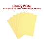 Staples Pastel 30% Recycled Color Copy Paper, 20 lbs., 8.5" x 11", Canary, 500/Ream (14787)~#|#~ADDAE599-8D8E-41C1-869F3B8F7624327F_sc7