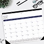 2026 Blueline DuraGlobe 22" x 17" Monthly Desk Pad Calendar, White/Blue (REDC177227)~#|#~ADE4A765-F81E-4FD0-8EB4792A48D0913B_sc7