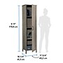 Sauder Select 71"H Storage Cabinet with 4 Shelves, Spring Maple (443663)~#|#~ADE530DB-9F93-4E8D-A92DD10980643480_sc7