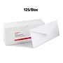 Staples Gummed #10 Business Envelopes, 4 1/8" x 9 1/2", White, 125/Box (235234N)~#|#~ADE6A4B9-9762-4AAB-AF57921534887AE0_sc7