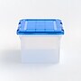 Iris 32 Quart File Boxes with Lid, Plastic, Clear, 3/Pack (500143)~#|#~ADEB9349-672C-4369-AB168C70FA386B29_sc7