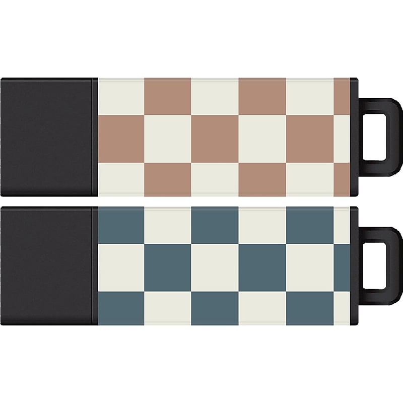 Centon Datastick Pro2 64GB Flash Drives, Assorted Colors, 2/Pack (C1-U3P019-64G-2) image 1