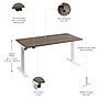 Bush Business Furniture Move 40 Series 60"W Electric Adjustable Standing Desk, Modern Hickory (M4S6030MHWK)~#|#~ADF153DE-7DD3-4805-B19401BF8ED66843_sc7