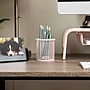 Mind Reader 3-Compartment Metal Pen Holder, Pink (CLIPMESH3-PNK)~#|#~ADF26323-DE54-45B9-8C3E73E322591E13_sc7