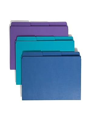 Smead SuperTabÂ® Heavyweight File Folder, Oversized 1/3-Cut Tab, Legal