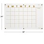 Excello Brands Acrylic Dry-Erase Calendar Whiteboard, 20" x 30", Gold Print (ACRYLBRD-CAL20X30-GLD)~#|#~AE01762D-38C0-4FB1-B1F5122120029518_sc7