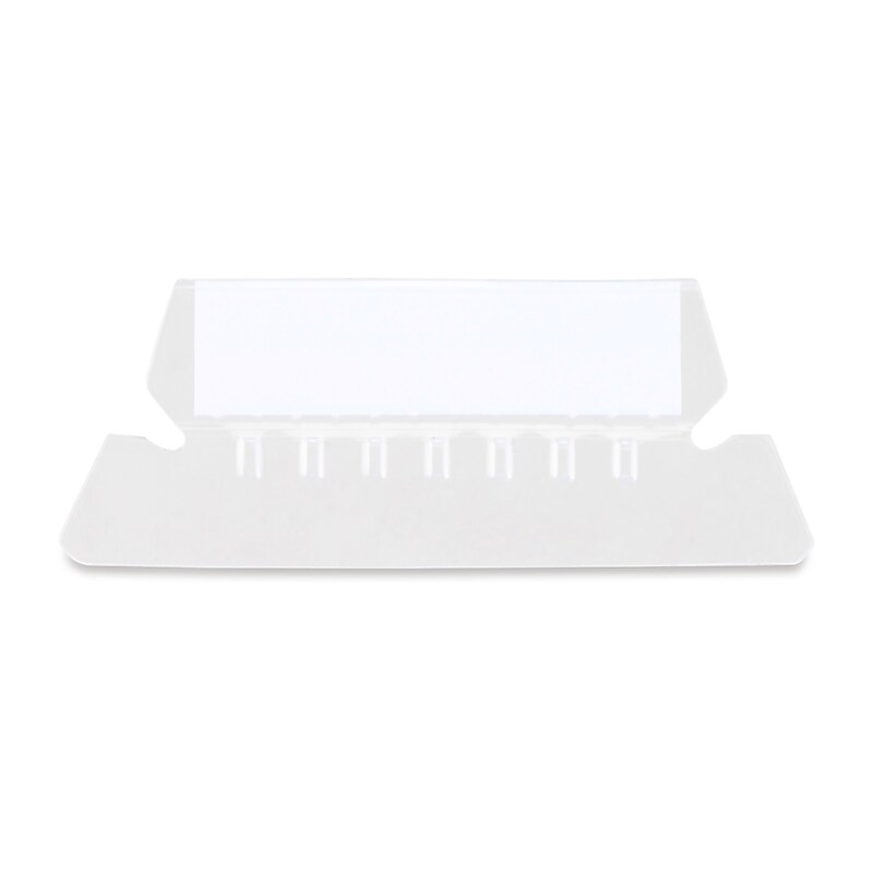 Staples® Hanging File Folder Tabs, Clear, 50/Pack (ST10987-CC) image 1