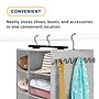 Whitmor Hanging Shoe and Sweater Organizer, Gray (5455-9667)~#|#~AE099018-114F-4551-8E1F1C4702F7CA1C_sc7