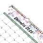 2026-2027 Blueline Colorful Passion Floral 12.25" x 27" Three-Month Wall Calendar (C171129-27)~#|#~AE127FCA-910B-4585-BF7E66875D683A1B_sc7