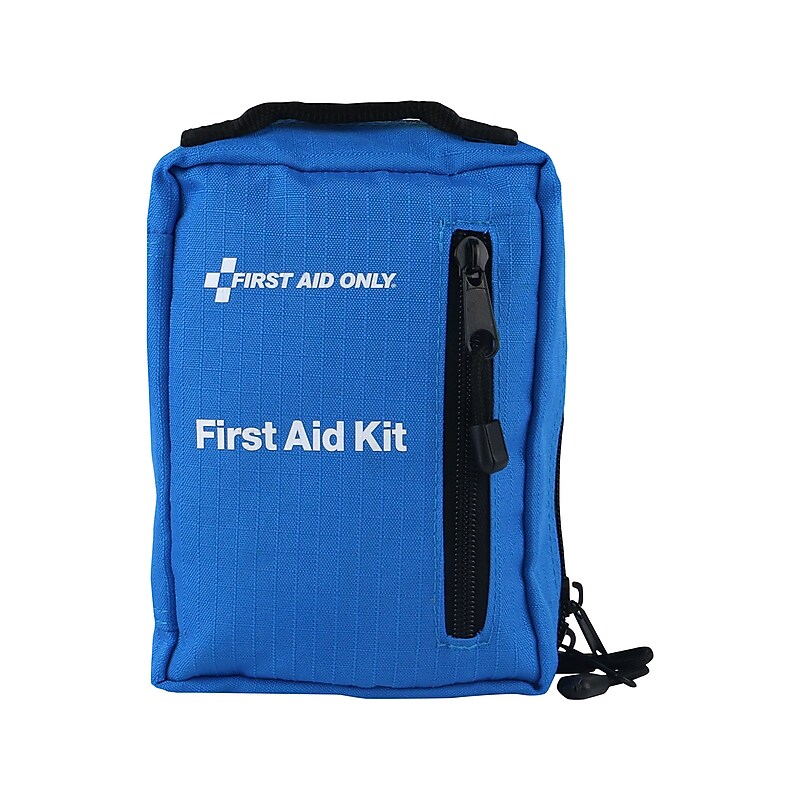 First Aid Only Essential On-The-Go First Aid Kit, Fabric Case, 25 Person, 106 Pieces (91281) image 1