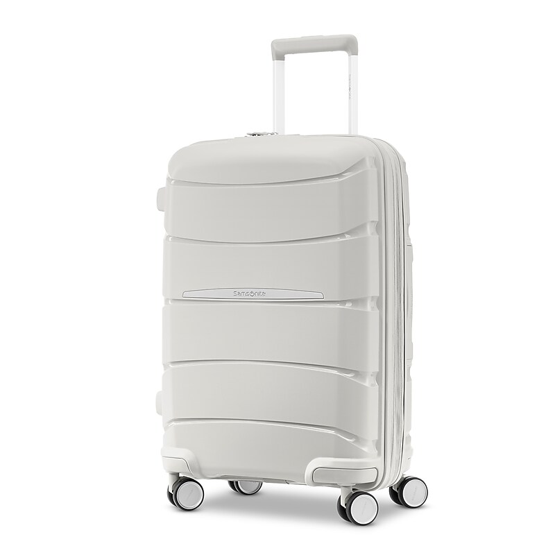 Samsonite Outline Pro 10.0" Hardside Carry-On Suitcase, 4-Wheeled Spinner, Stone Grey (137393-1830) image 1