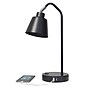 Simple Designs Sleek Essentials LED Desk Lamp, 16", with USB Ports, Black (LD1071-BLK)~#|#~AE1D250C-20D0-4316-93738D16DFFFC3C9_sc7
