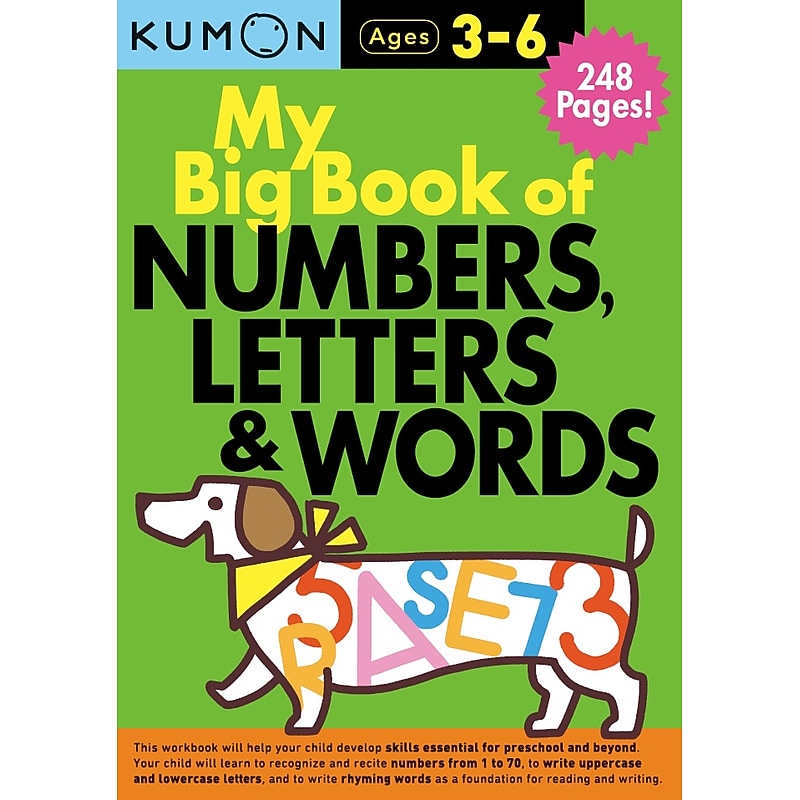 Kumon My Big Book of Numbers, Letters, and Words (9781941082782) image 1