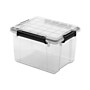Sterilite 34 Quart Gasket Box with Lid, Plastic, Clear/Black (39339004)~#|#~AE247EB2-6D5A-418F-8375247684B482BA_sc7