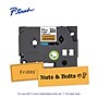 Brother P-touch Laminated Label Tape, 1" x 16.4', Black on Fluorescent Orange (TZeB51)~#|#~AE253E7A-1AF0-4D5B-B41D968C85A24606_sc7