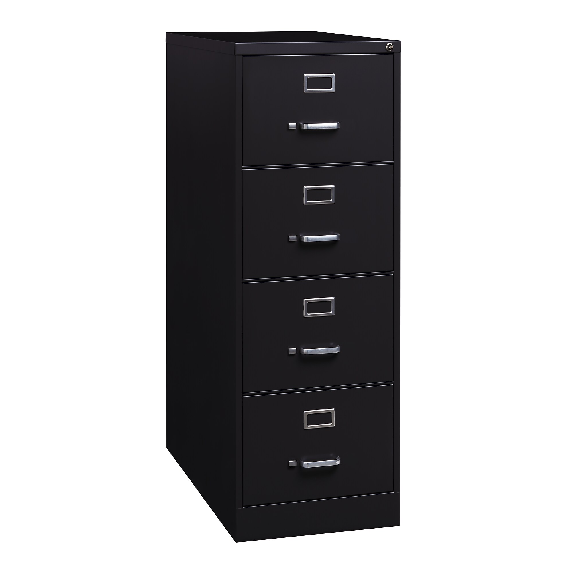 Hirsh Commercial 4-Drawer Vertical File Cabinet, Legal Size, Lockable, 52″H x 18″W x 26.5″D, Black (14107) Simolary simolary.com