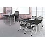 Regency Kee Square Laminate Breakroom Table, 42"D x 42"W, Ash Grey/Chrome (TB4242AGBPCM)~#|#~AE389082-B8B0-46A4-8778CDB0063F03E7_sc7