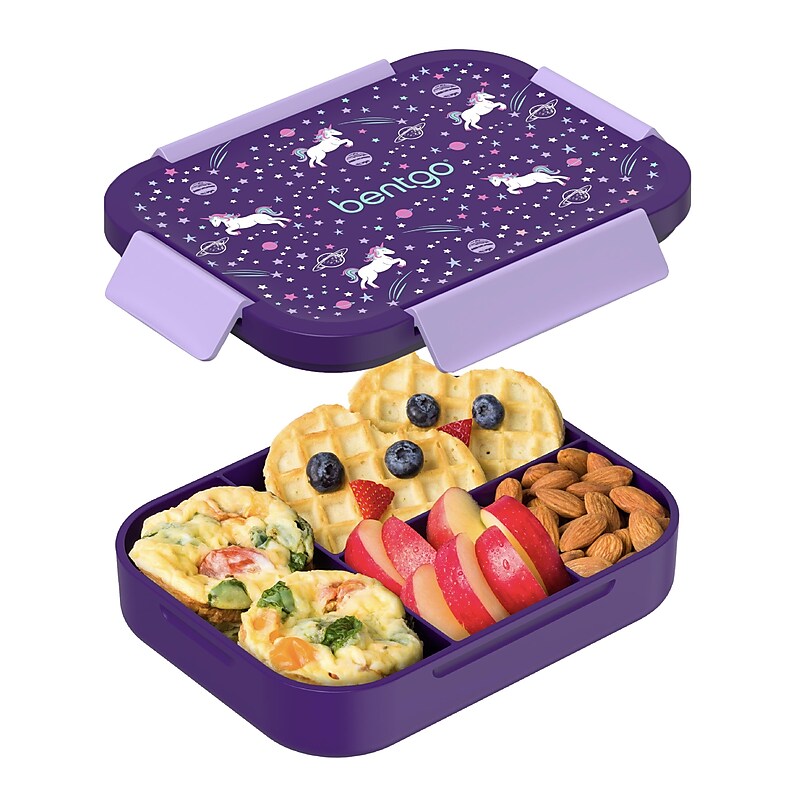 bentgo Snap & Go Kids Bento Box, Unicorn, 33.6 oz. (BGKDBOX-UNI) image 1