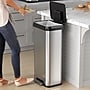 iTouchless SoftStep EXP Stainless Steel Step Trash Can with Plastic Lid, 20 Gallon, Silver/Black (PP20RSB)~#|#~AE3C1FB0-CBE4-4C5F-A7D3D6D9190897D5_sc7