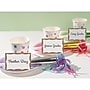 Avery Adhesive Laser/Inkjet Name Badge Labels, 2 1/3" x 3 3/8", White with Gold Border, 100 Labels Per Pack (5146)~#|#~AE421B9D-E17B-4080-BB9DAC0A991D84CF_sc7