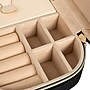 Household Essentials Small Fabric Travel Jewelry Organizer Box, Black (HE1176)~#|#~AE433966-25D0-4E90-81B2578EDE28D474_sc7