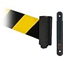 Queue Solutions WallPro 750 Wall-Mountable 55' Retractable Belt Barrier, Yellow/Black (WP750B-YB55)  ~#|#~AE43CED6-9FE0-4D7F-941D98765FD22C12_sc7