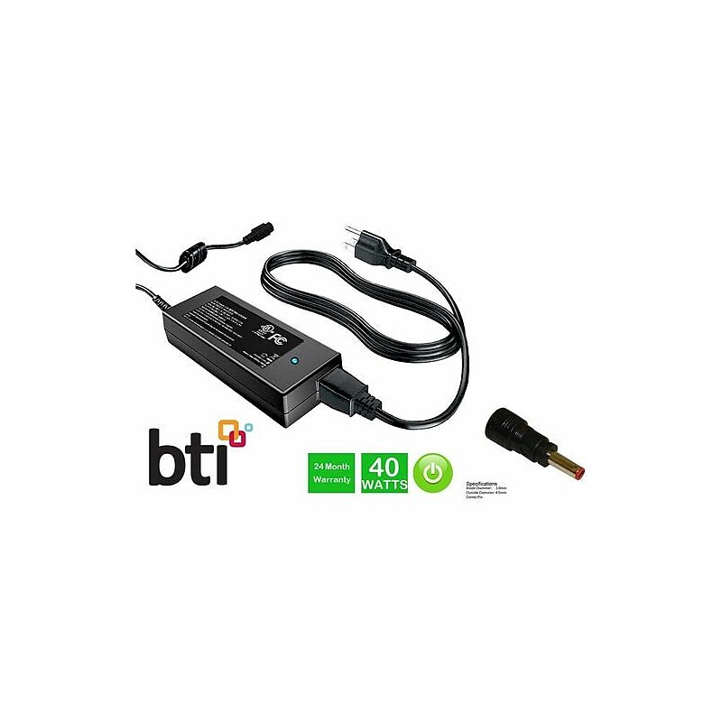 BTI 45W Adapter For Dell Laptop, Black (492-BBOF-BTI) image 1
