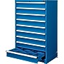 Global Industrial Modular Drawer Cabinet, 9 Drawers, w/Lock, 36"W x 24"D x 57"H, Blue~#|#~AE4EEAF6-A204-4C11-A037D6AEB8EFEE1D_sc7