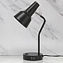 Simple Designs Sleek Essentials LED Desk Lamp, 15.2", with USB Ports, Black (LD1072-BLK)~#|#~AE5AD7B4-0BAE-4D38-AB44CFD8D22DFF0E_sc7