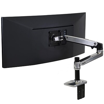 Ergotron LX Adjustable Desk Monitor Arm, Up to 34″ Monitor, Polished Aluminum (45-241-026) Sansujyuku sansujyuku.com