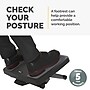 Fellowes Ultimate Tilt Adjustable Footrest, Black/Gray (8067001)~#|#~AE6023D1-07DA-450A-A19A4D55E520FBE0_sc7