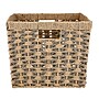 Simplify Large Storage Basket with Handles, Two Tone Grey (30115-ST)~#|#~AE6839EA-531B-42F1-B8E27CF51B524E82_sc7