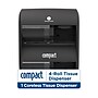 Compact® 4-Roll Quad Coreless Toilet Paper Dispenser by GP PRO, Black, 11.750” W x 6.900” D x 13.250” H (56744B)~#|#~AE6843F7-848D-4C4C-9C477306498A56D1_sc7