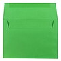 JAM Paper A8 Booklet Envelope 5 1/2" x 8 1/8", Green, 100/Pack (95625d)~#|#~AE69C7FE-FA58-4D8E-9984942252272907_sc7